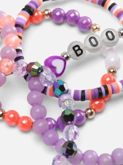 Primark Bijutaria^Pack 5 Pulseiras Contas Halloween