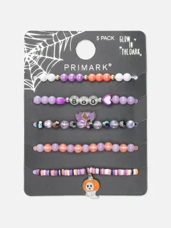 Primark Bijutaria^Pack 5 Pulseiras Contas Halloween