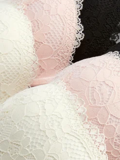 MULHER Primark Sutiãs^Pack 3 Sutiãs Push-up Almofadados Renda