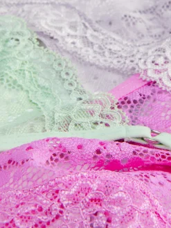 MULHER Primark Cuecas^Pack 3 Tangas Fio Dental Renda