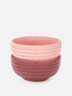 Primark Pratos, Tigelas E Travessas|Serviços De Mesa^Pack 2 Tigelas Estriadas