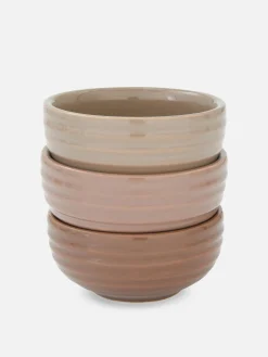 Primark Pratos, Tigelas E Travessas^Pack 3 Tigelas Pequenas Estriadas