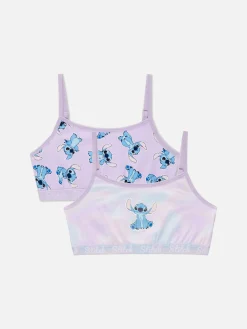 Primark Roupa Interior^Pack 2 Tops S/ Mangas Curtos Disney Stitch
