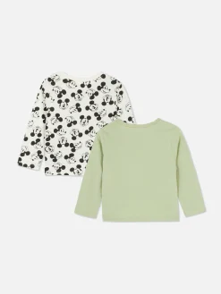 Primark Tops E T-Shirts^Pack 2 T-shirts Manga Comprida Disney Mickey