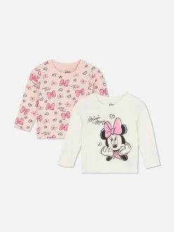 Primark Tops E T-Shirts^Pack 2 T-shirts Manga Comprida Disney Minnie