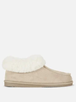 MULHER Primark Chinelos E Pantufas|Chinelos E Pantufas^Pantufas Estilo Mocassim Forro Imitação Pelo