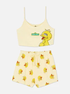 MULHER Primark Pijamas^Pijama Calções Rua Sésamo