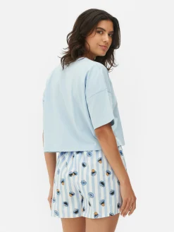 MULHER Primark Pijamas^Pijama Calções Rua Sésamo