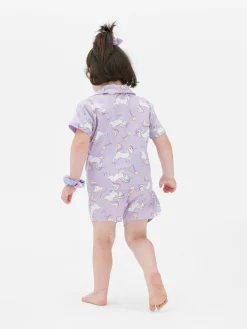 Primark Pijamas E Roupa De Dormir^Pijama Camisa/calções Unicórnio