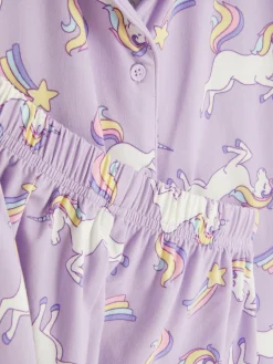 Primark Pijamas E Roupa De Dormir^Pijama Camisa/calções Unicórnio