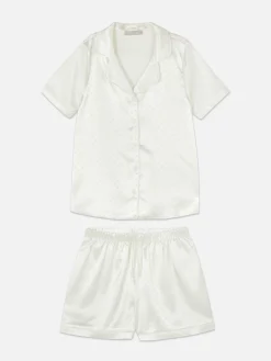 Primark Pijamas E Roupa De Dormir^Pijama Cetim Elegante