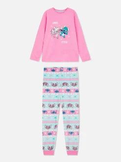 Primark Pijamas E Roupa De Dormir^Pijama Comprido Fair Isle Disney Stitch