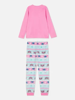 Primark Pijamas E Roupa De Dormir^Pijama Comprido Fair Isle Disney Stitch