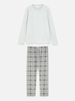 Primark Pijamas^Pijama Comprido Xadrez Suave