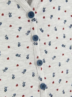 MULHER Primark Pijamas^Pijama Macacão Canelado Padrão Floral Miudinho