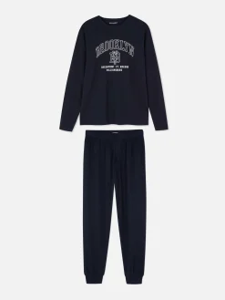 Primark Pijamas^Pijama Malha Estampado Brooklyn