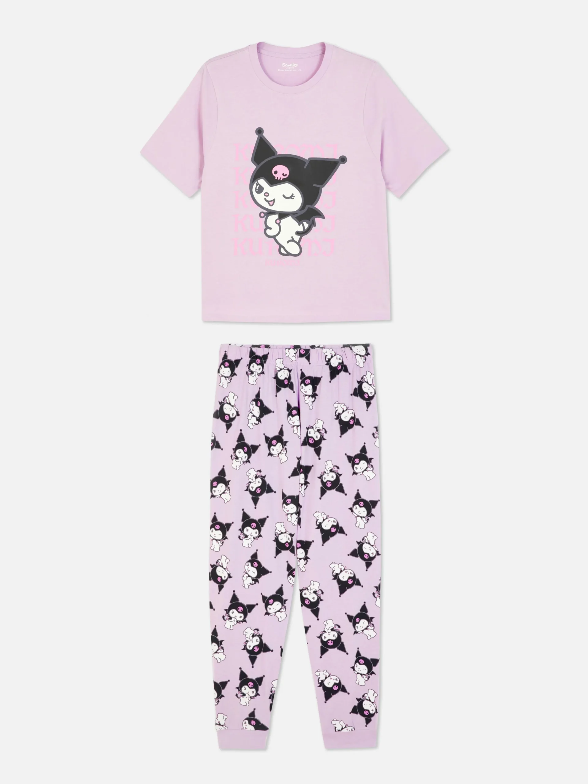MULHER Primark Pijamas^Pijama Malha Hello Kitty Kuromi