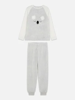 Primark Pijamas E Roupa De Dormir^Pijama Malha Polar Coala