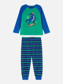 Primark Pijamas E Roupa De Dormir^Pijama Malha Polar Dinossauro