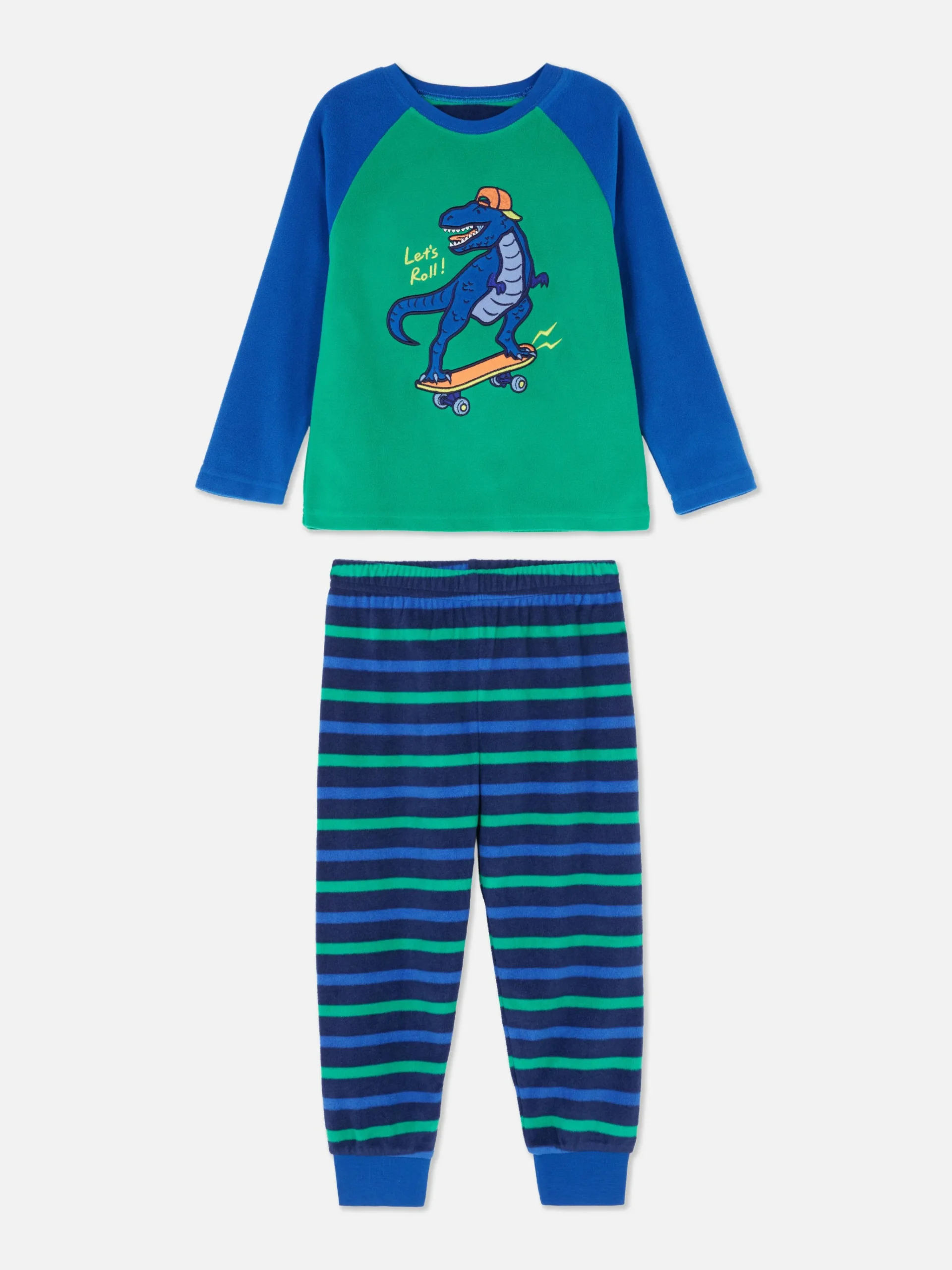Primark Pijamas E Roupa De Dormir^Pijama Malha Polar Dinossauro