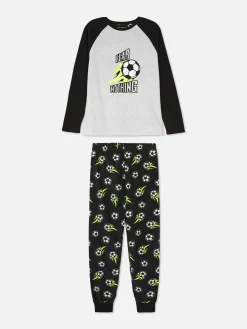 Primark Pijamas E Roupa De Dormir^Pijama Malha Polar Futebol