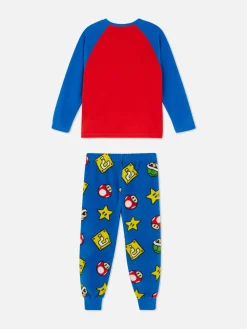 Primark Pijamas E Roupa De Dormir^Pijama Malha Polar Super Mario