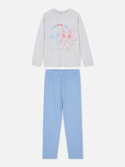 Primark Pijamas E Roupa De Dormir^Pijama Manga Comprida Disney Stitch
