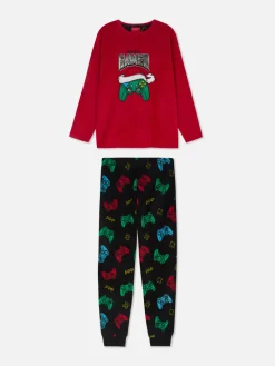 Primark Pijamas E Roupa De Dormir^Pijama Manga Comprida Game Controller