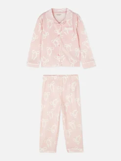 Primark Pijamas E Roupa De Dormir^Pijama Manga Comprida Laço