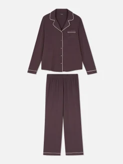 MULHER Primark Pijamas^Pijama Manga Comprida Malha Estilo Boyfriend