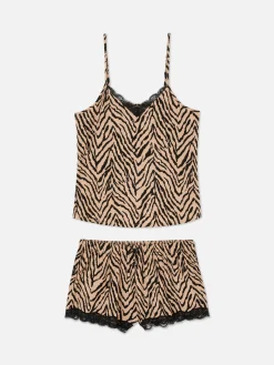 MULHER Primark Pijamas^Pijama Top Alças Finas/calções