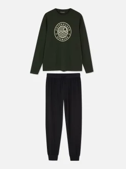 Primark Pijamas^Pijama T-shirt/calças Places Of The World