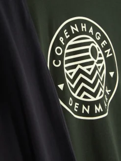 Primark Pijamas^Pijama T-shirt/calças Places Of The World