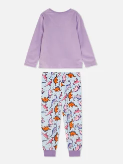 Primark Pijamas E Roupa De Dormir^Pijama Veludo Dinossauros