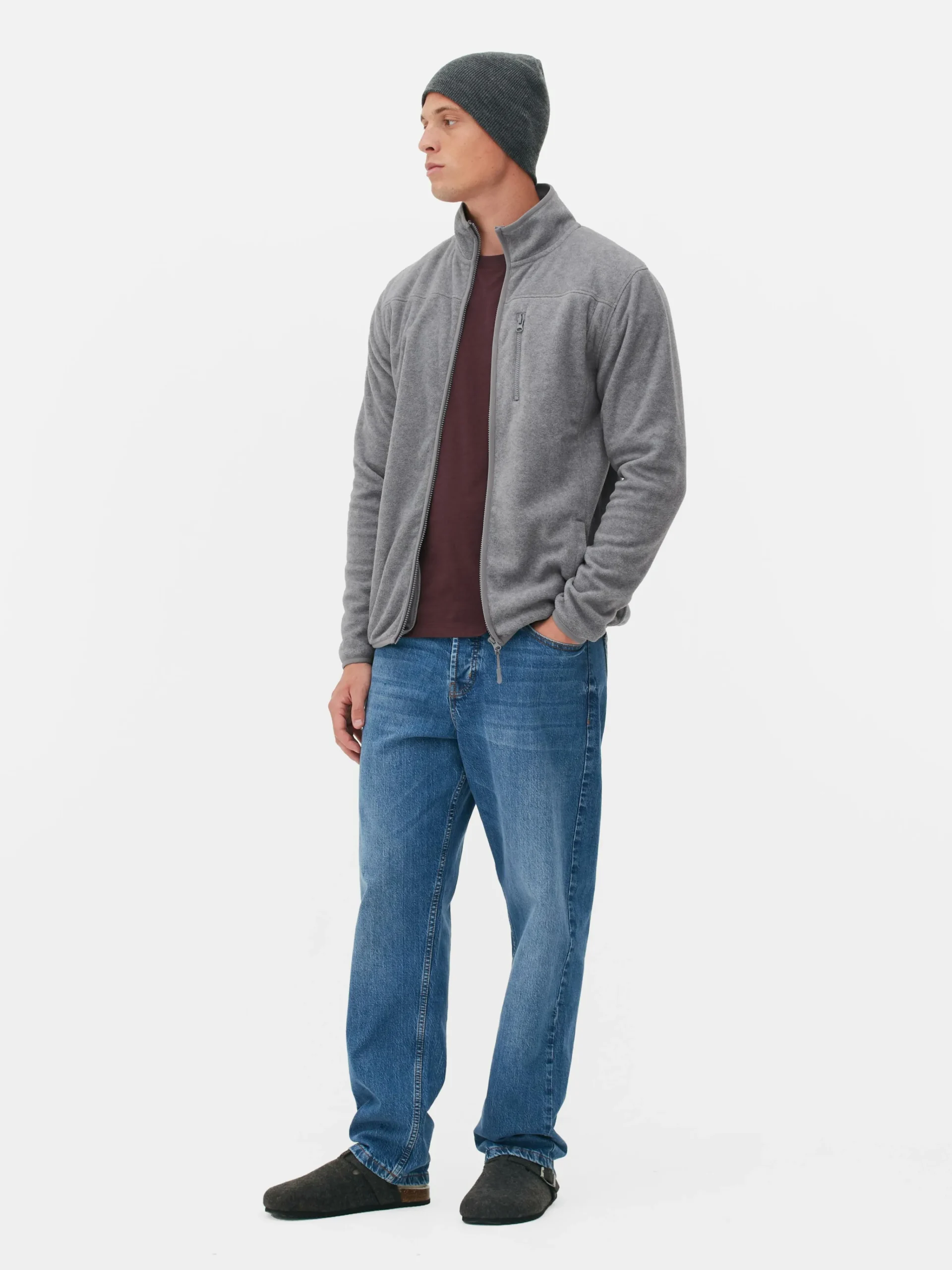 Primark Casacos E Blusões^Polar Fecho Correr Gola Funil