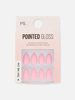 Primark Unhas Postiças^PS... Unhas Postiças Pontiagudas Brilho