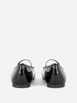 Primark Sapatos Rasos^Sabrinas Ballet Imitação Verniz