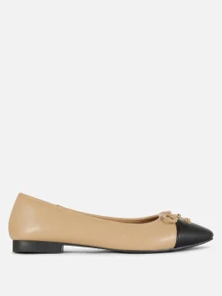 MULHER Primark Sapatos Rasos^Sabrinas Biqueira Contrastante