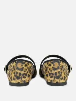 MULHER Primark Sapatos Rasos^Sabrinas Mary Jane Padrão Leopardo