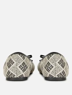 MULHER Primark Sapatos Rasos^Sabrinas Monograma