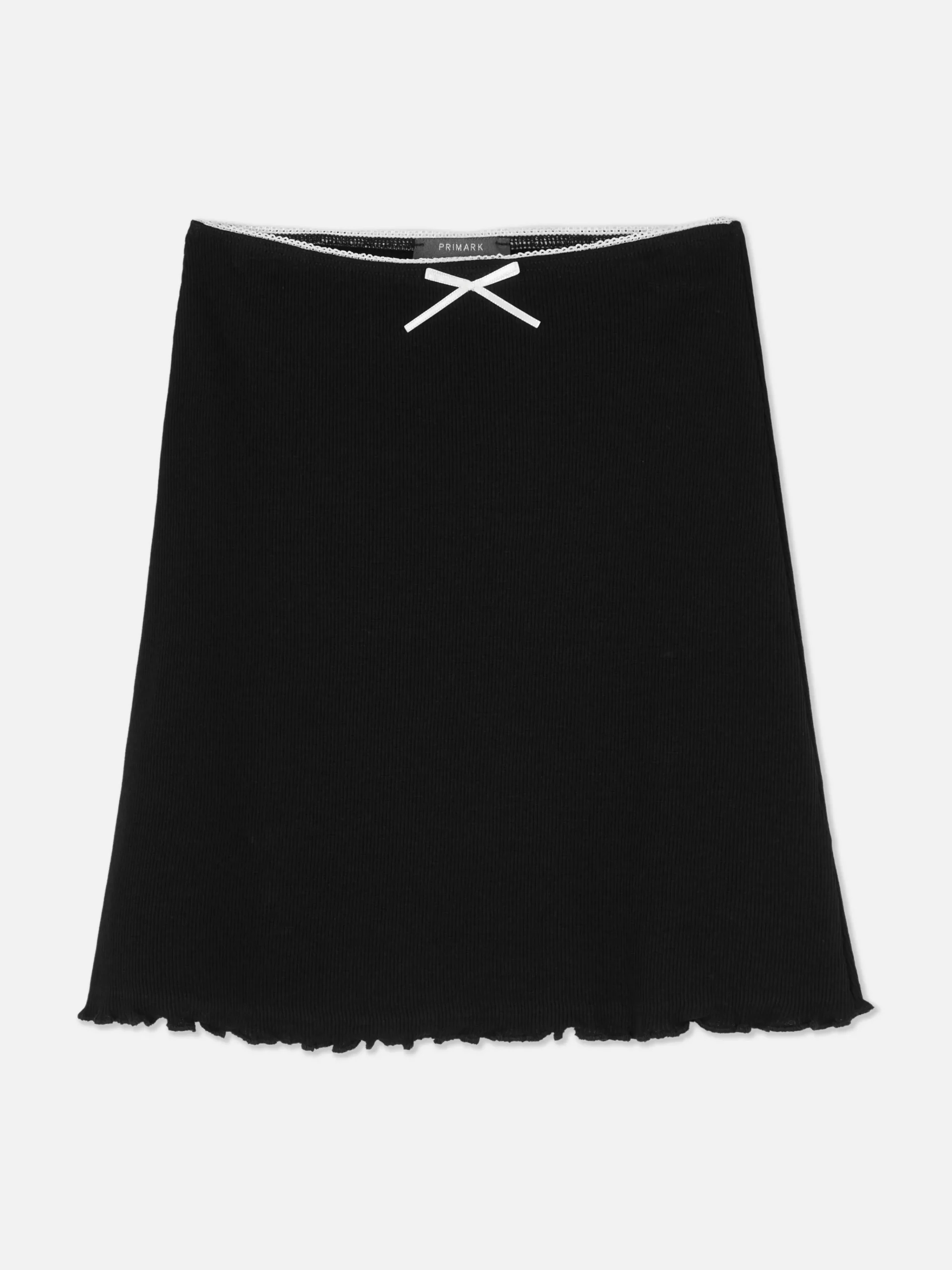 Primark Saias^Saia Canelada Rebordo Franzido