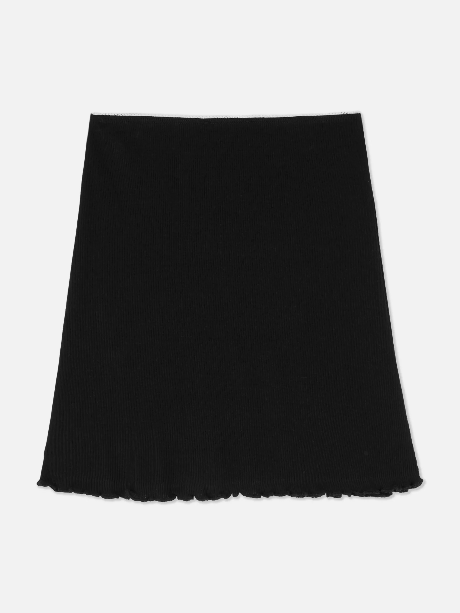 Primark Saias^Saia Canelada Rebordo Franzido