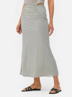 MULHER Primark Saias^Saia Midi Coord. Sobreposição Malha