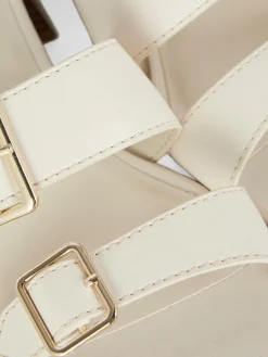 MULHER Primark Sapatos De Salto Alto^Sandálias Salto Bloco Fivelas