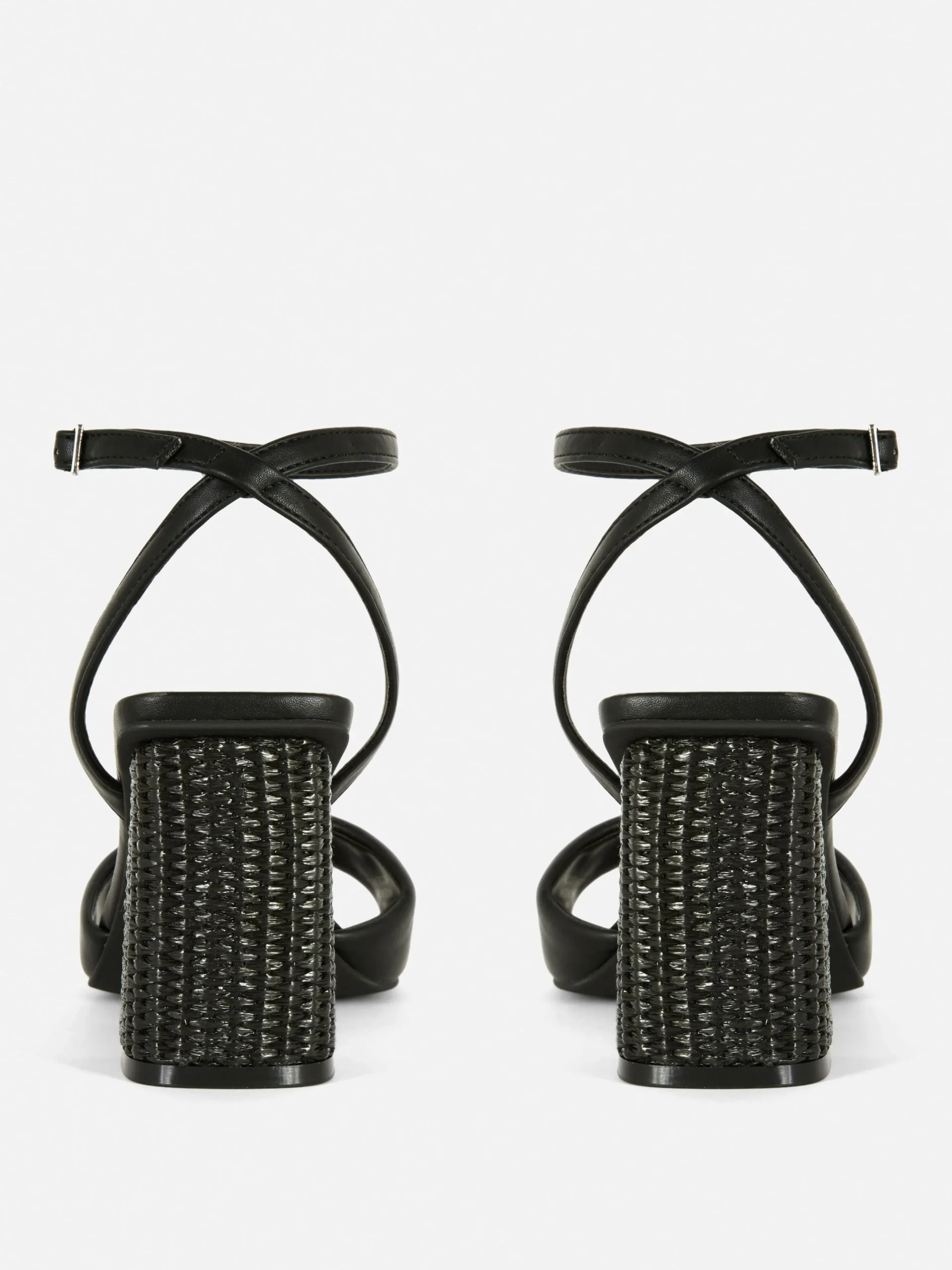 MULHER Primark Sapatos De Salto Alto^Sandálias Salto Ráfia Modelo Largo