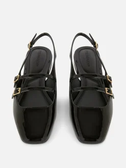 MULHER Primark Sapatos Rasos^Sapatos Mary Jane Fecho Atrás Tiras Duplas