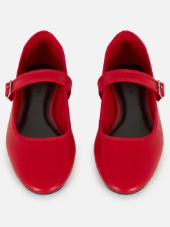 MULHER Primark Sapatos Rasos^Sapatos Mary Jane Rasos Biqueira Redonda