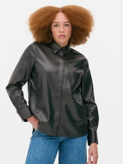 MULHER Primark Camisas E Blusas^Sobrecamisa Imitação Pele