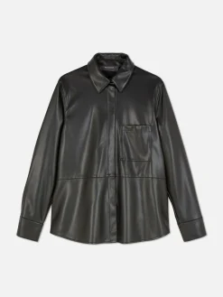 MULHER Primark Camisas E Blusas^Sobrecamisa Imitação Pele