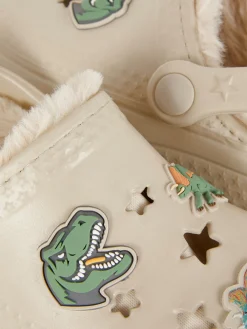 Primark Chinelos E Pantufas^Socas Forro Imitação Pelo Dinossauro